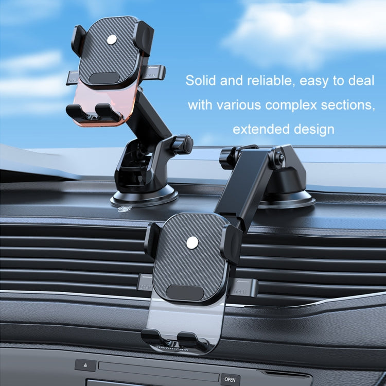 Car Suction Cup Dashboard Automatic Lock Mobile Phone Holder