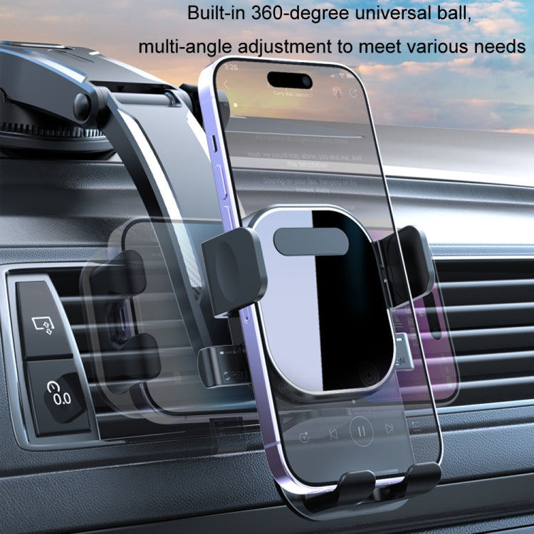 Car Suction Cup Dashboard Automatic Lock Mobile Phone Holder