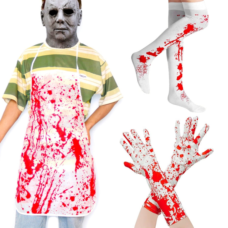 Halloween Party Decoration Blood Print Masquerade Props Horror Costume Cosplay Props