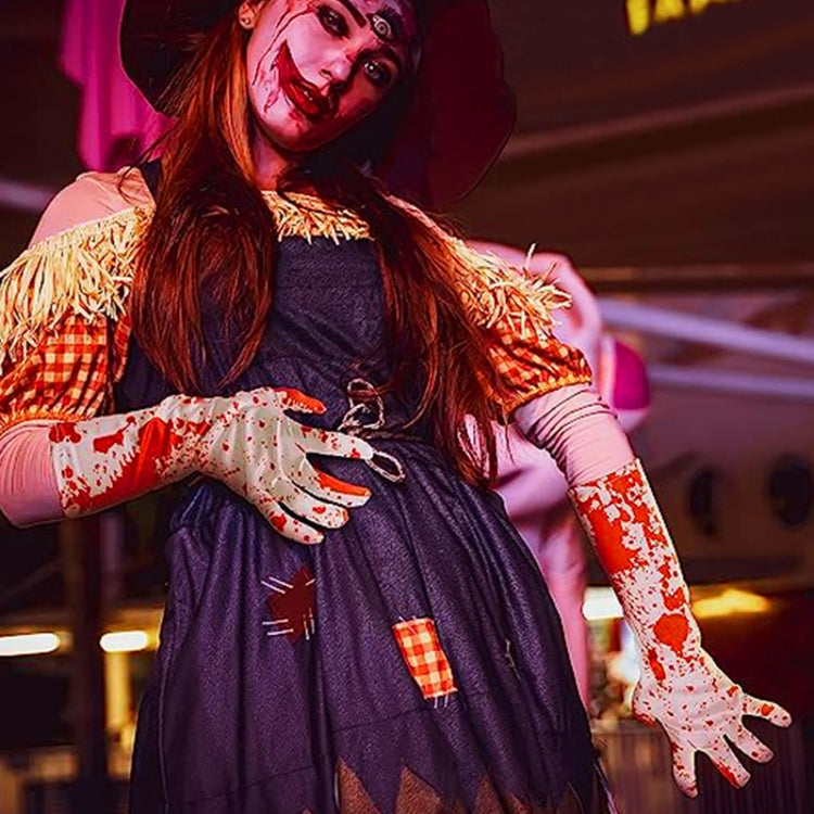 Halloween Party Decoration Blood Print Masquerade Props Horror Costume Cosplay Props