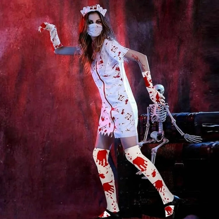 Halloween Party Decoration Blood Print Masquerade Props Horror Costume Cosplay Props