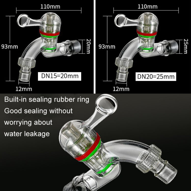 Plastic Transparent Faucet Household Anti-freezing Water Catch Hose