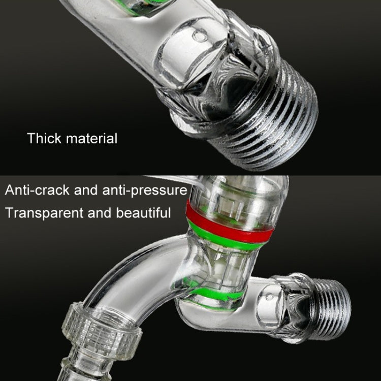Plastic Transparent Faucet Household Anti-freezing Water Catch Hose