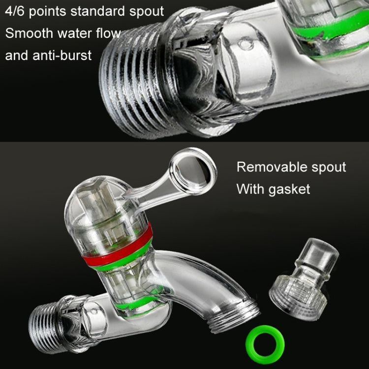 Plastic Transparent Faucet Household Anti-freezing Water Catch Hose