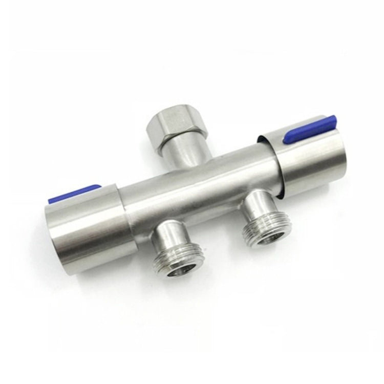Washing Machine Faucet Splitter 1 Input 2 Output Dual Outlet Adapter 304 Stainless Steel Faucet