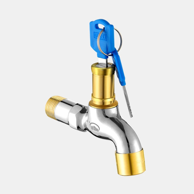 Household Faucet With Lock Outdoor Anti-theft 4 Minute Faucet