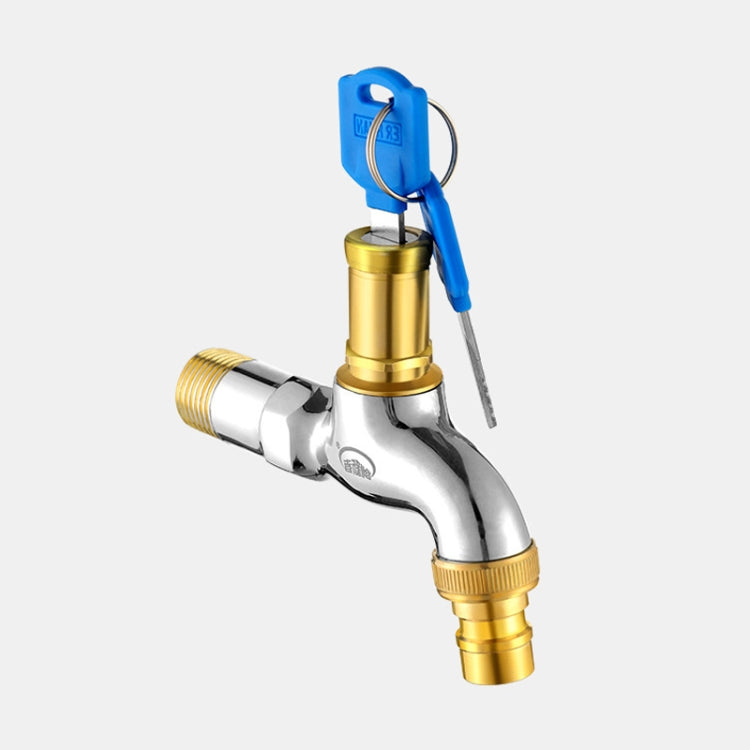 Household Faucet With Lock Outdoor Anti-theft 4 Minute Faucet