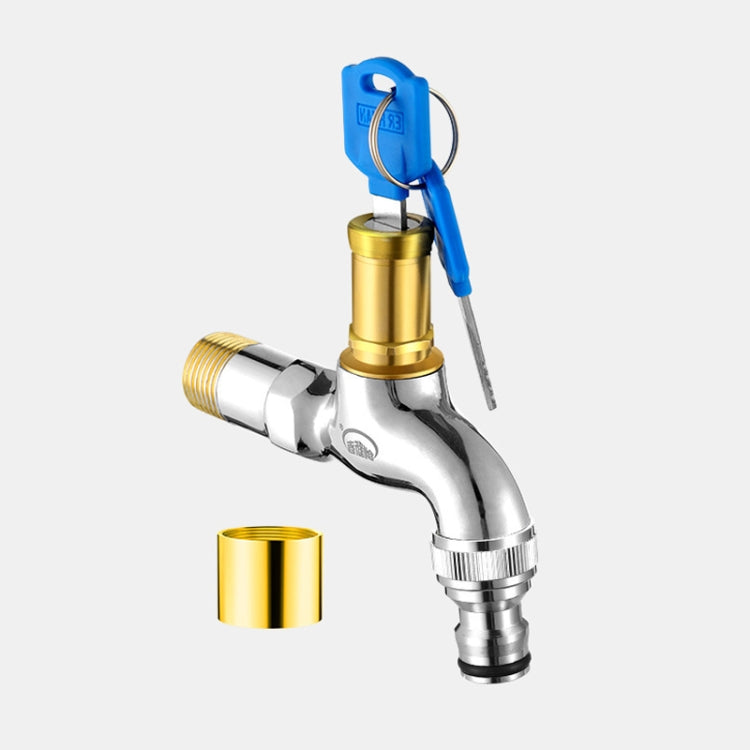 Household Faucet With Lock Outdoor Anti-theft 4 Minute Faucet