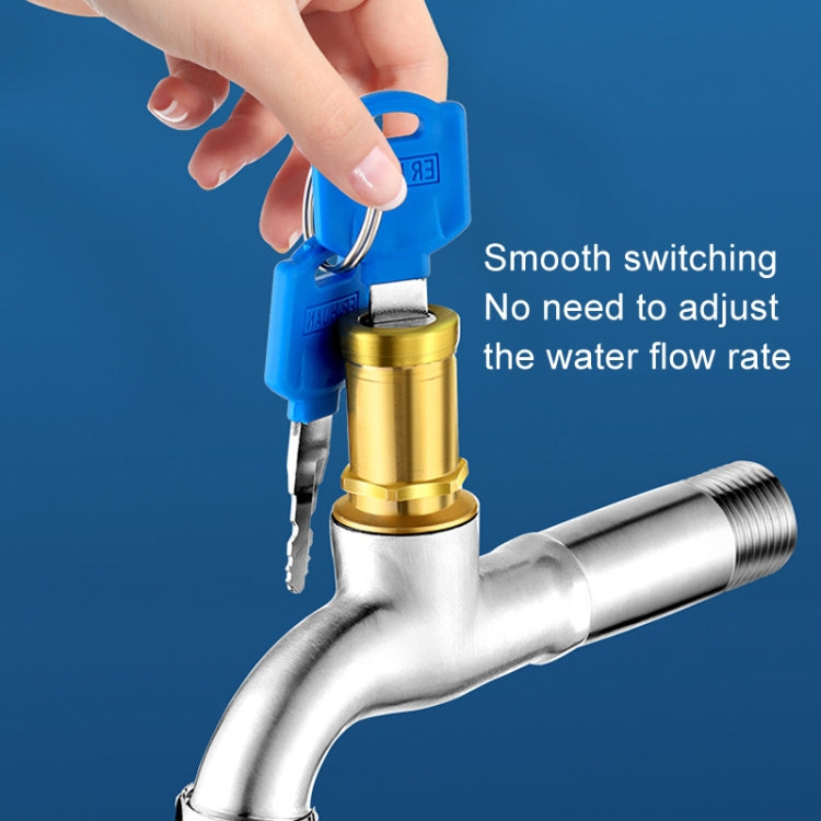 Household Faucet With Lock Outdoor Anti-theft 4 Minute Faucet