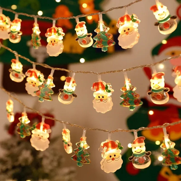 LED Christmas Lights String Christmas Tree Decoration Lamps Holiday Scene Decor