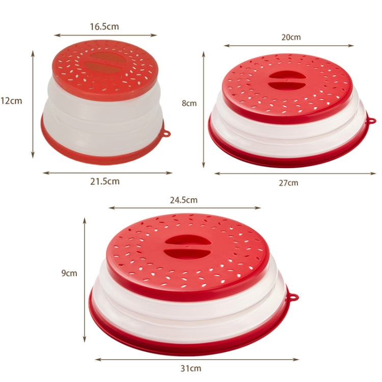 Kitchen Foldable Microwave Oven Splash Guard Household Multifunctional Food Preservation Cover