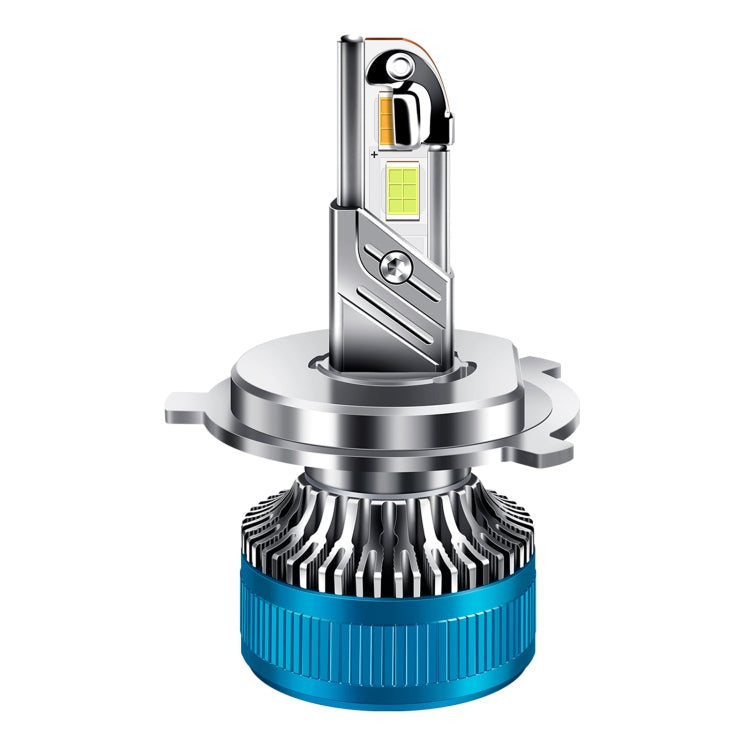 50W Three-color LED Double Copper Tube Aluminum Alloy Headlight