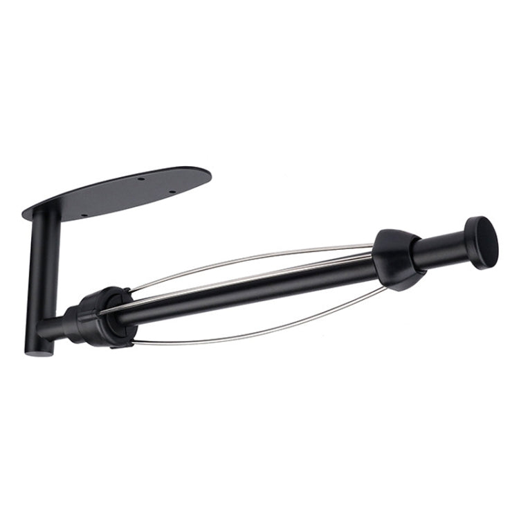 Kitchen Stainless Steel Paper Towel Holder With Damping Cabinet No Punch Roll Paper Cling Film Holder