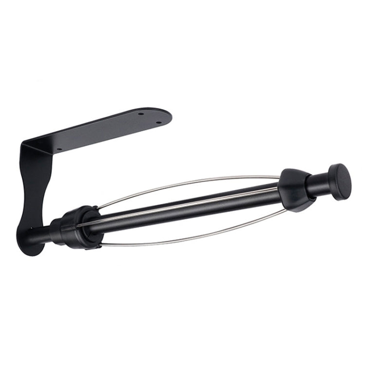 Kitchen Stainless Steel Paper Towel Holder With Damping Cabinet No Punch Roll Paper Cling Film Holder