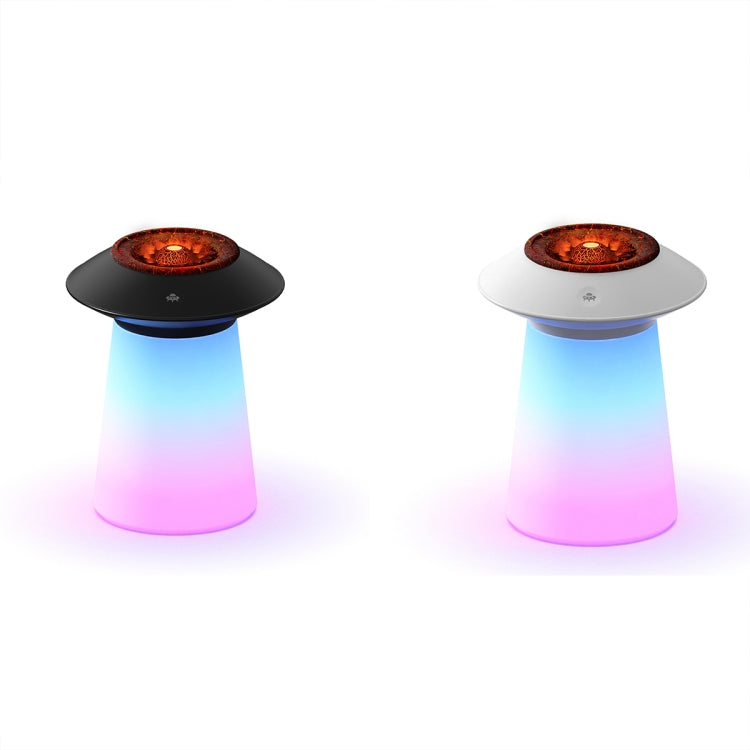 HX126 Sound Pickup RGB Light Volcano Humidifier Simulated Flame Aromatherapy Machine