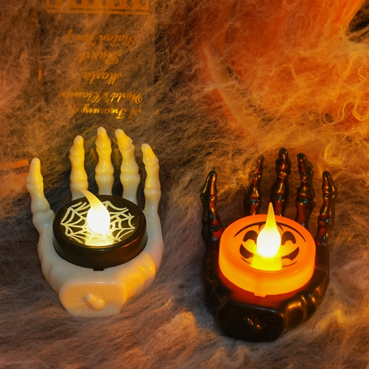 Halloween LED Candle Light Ghost Festival Decoration Palm Rest Night Light Horror Layout Prop