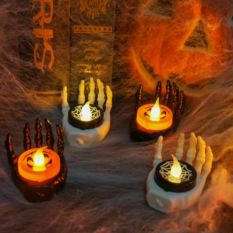 Halloween LED Candle Light Ghost Festival Decoration Palm Rest Night Light Horror Layout Prop