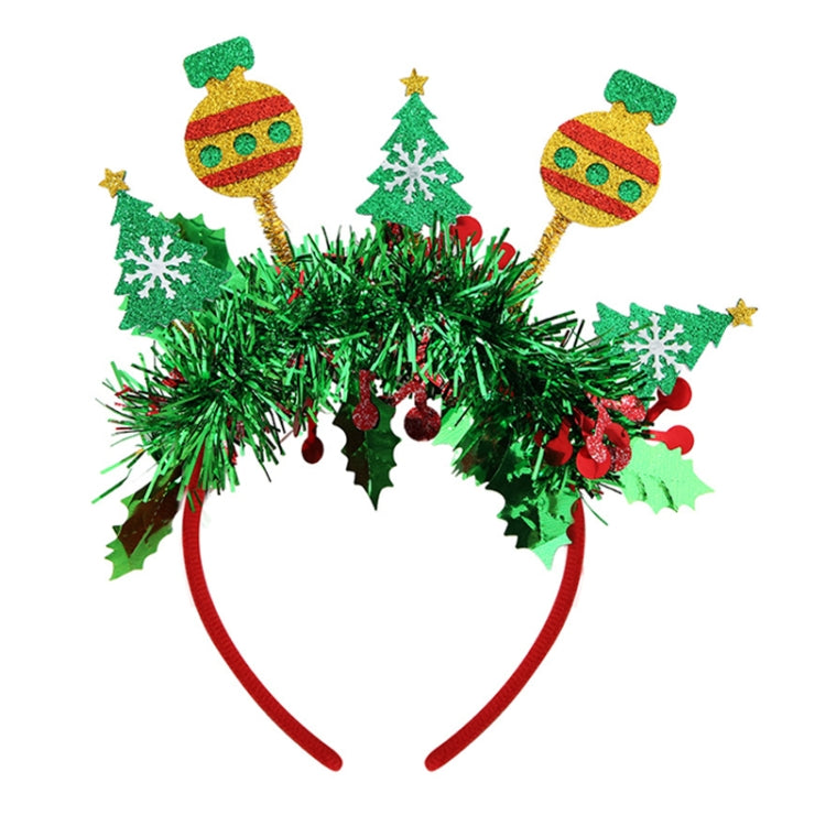 Christmas Party Dress Up New Year Headdress Christmas Decoration Colorful Stripes Headband