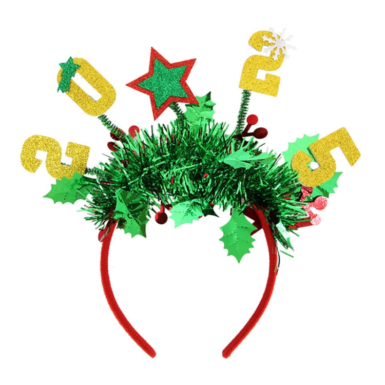 Christmas Party Dress Up New Year Headdress Christmas Decoration Colorful Stripes Headband