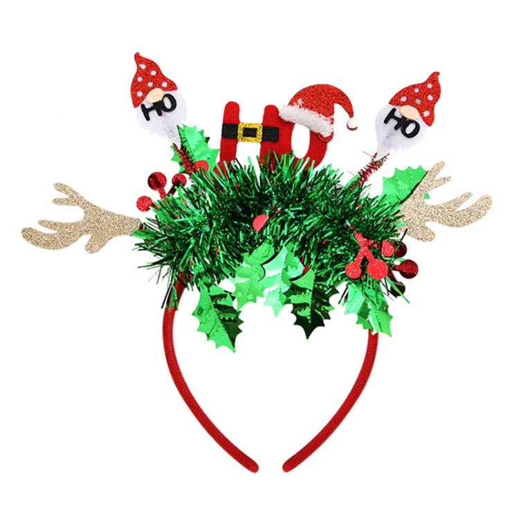 Christmas Party Dress Up New Year Headdress Christmas Decoration Colorful Stripes Headband