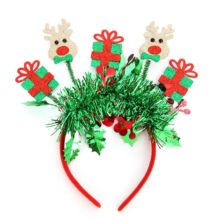 Christmas Party Dress Up New Year Headdress Christmas Decoration Colorful Stripes Headband