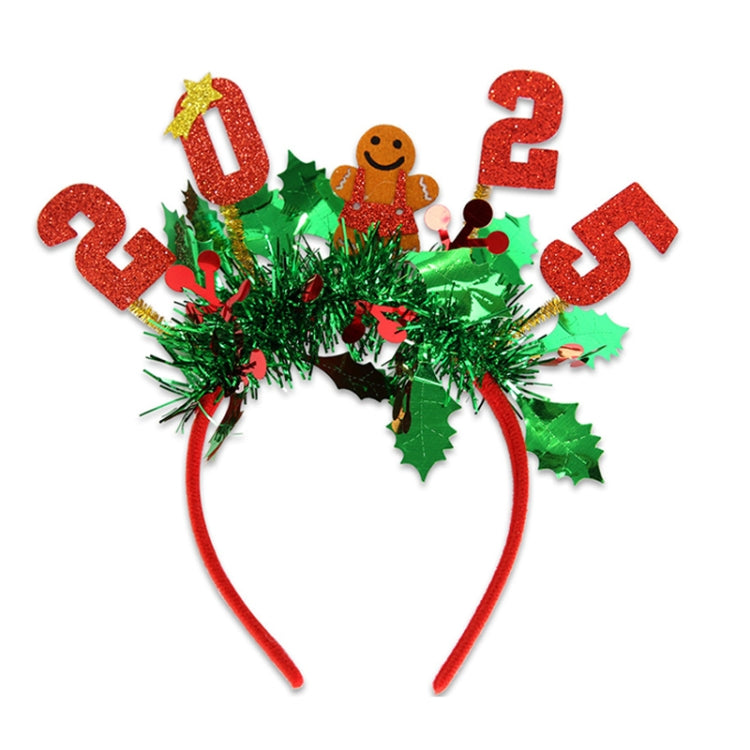 Christmas Party Dress Up New Year Headdress Christmas Decoration Colorful Stripes Headband