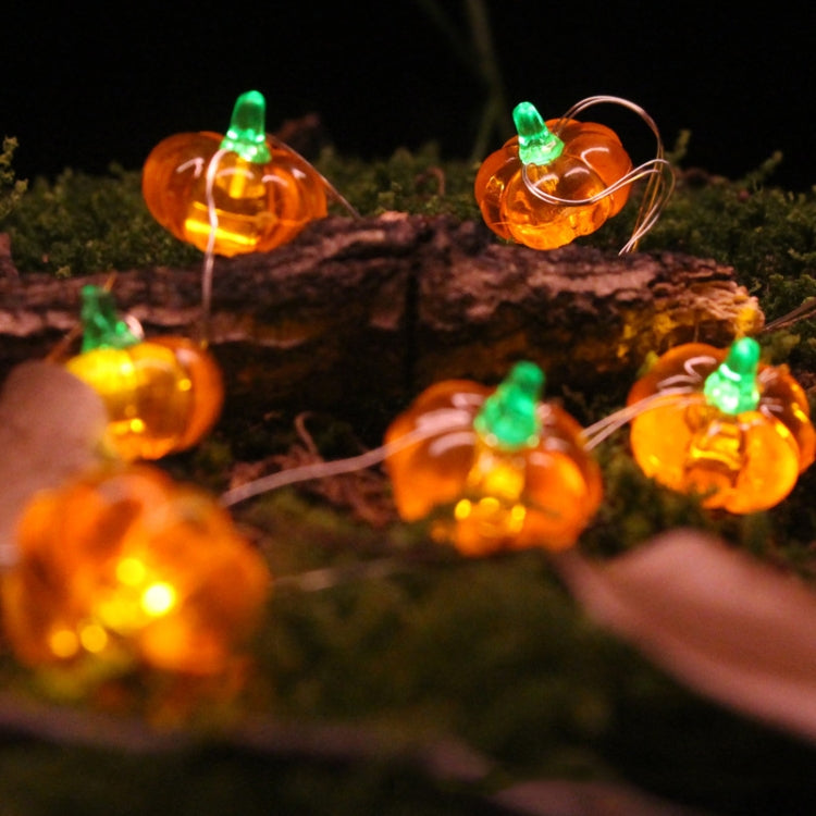 LED Halloween 3D Pumpkin String Lights Bar Shop Ambience Scene Layout Decorative Lanterns