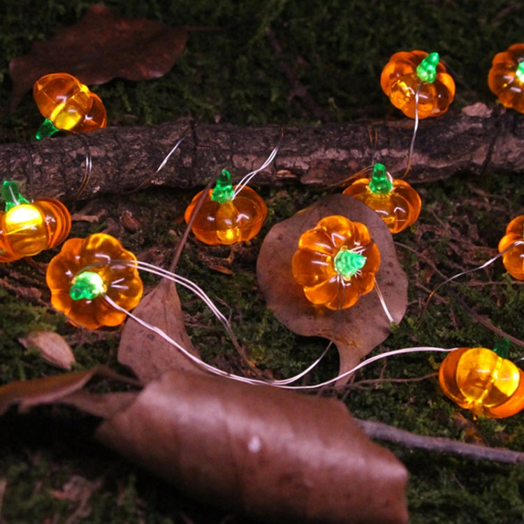 LED Halloween 3D Pumpkin String Lights Bar Shop Ambience Scene Layout Decorative Lanterns