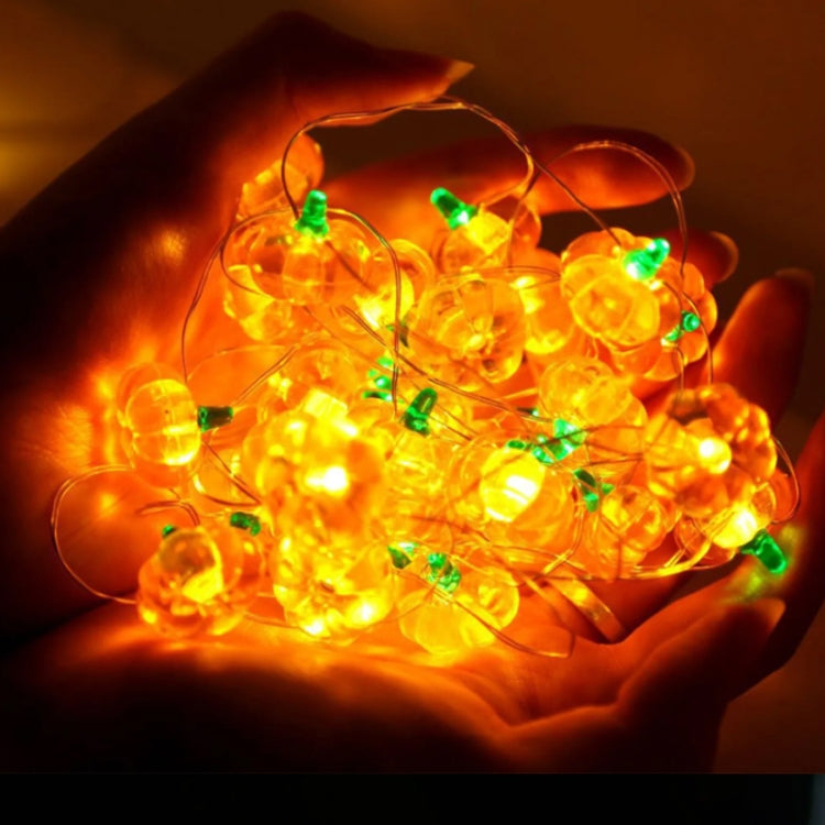 LED Halloween 3D Pumpkin String Lights Bar Shop Ambience Scene Layout Decorative Lanterns
