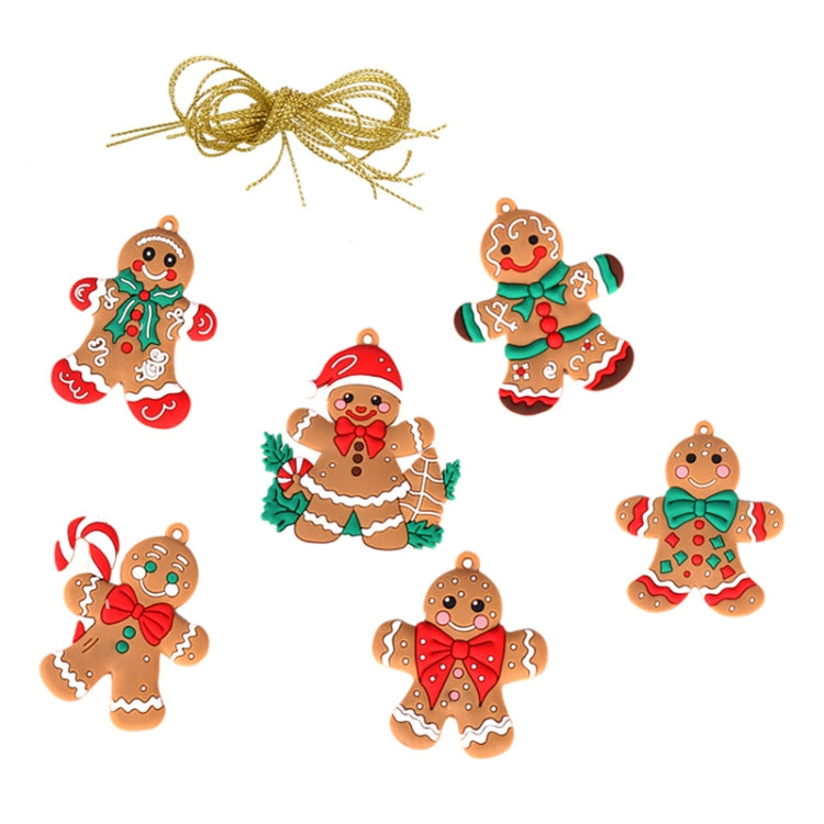 Christmas Decorations Pendants PVC Hanging Christmas Tree Ornaments Scene Arrangement Props
