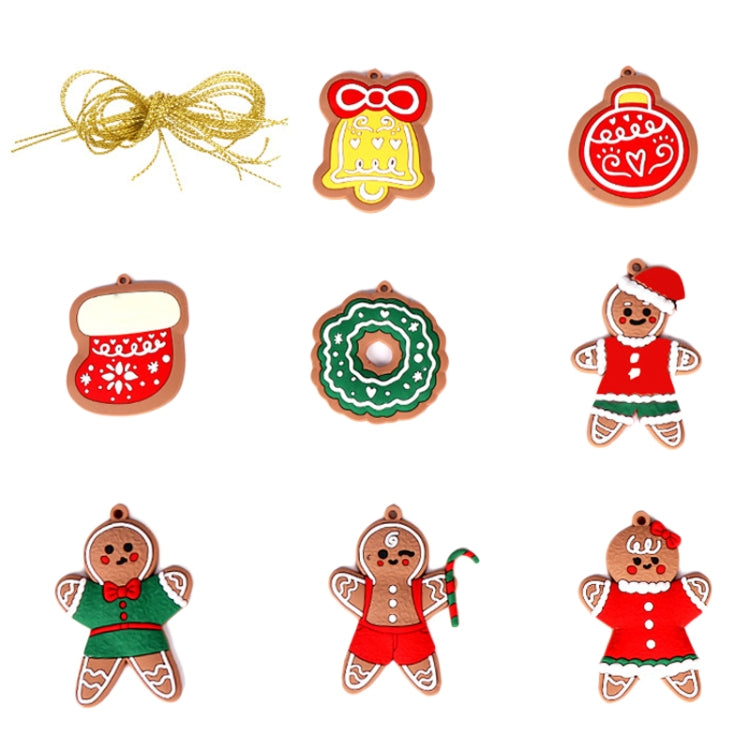Christmas Decorations Pendants PVC Hanging Christmas Tree Ornaments Scene Arrangement Props