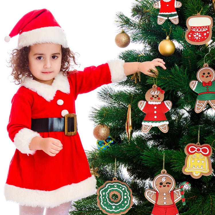 Christmas Decorations Pendants PVC Hanging Christmas Tree Ornaments Scene Arrangement Props