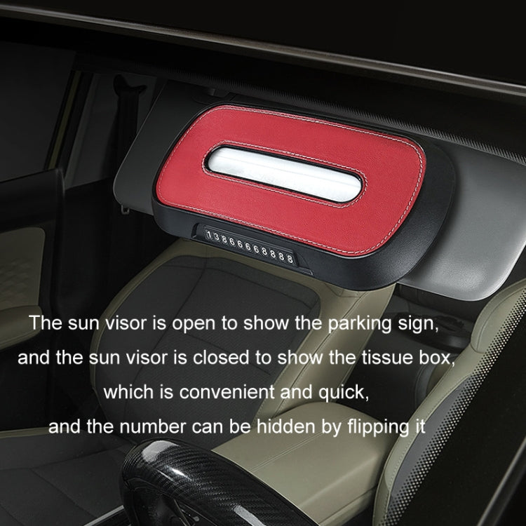 Car Sun Visor Hanging Sunroof Seat Back Tissue Box