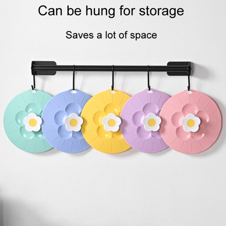 Cute Flower Silicone Freshness Lid Kitchen Household Food Dustproof Cover
