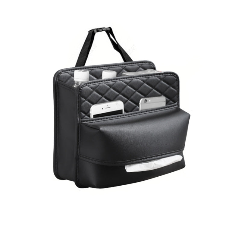 2 In 1 Car Seat Back Storage Hanging Tissue Bag