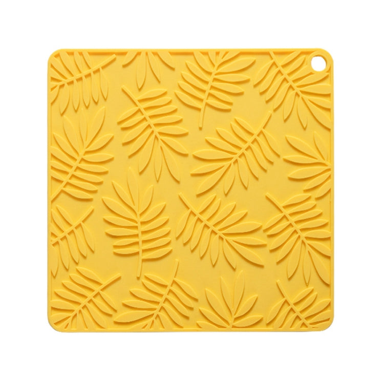 Household Square Silicone Heat Insulating Mat Kitchen High Temperature Resistant Baking Placemat