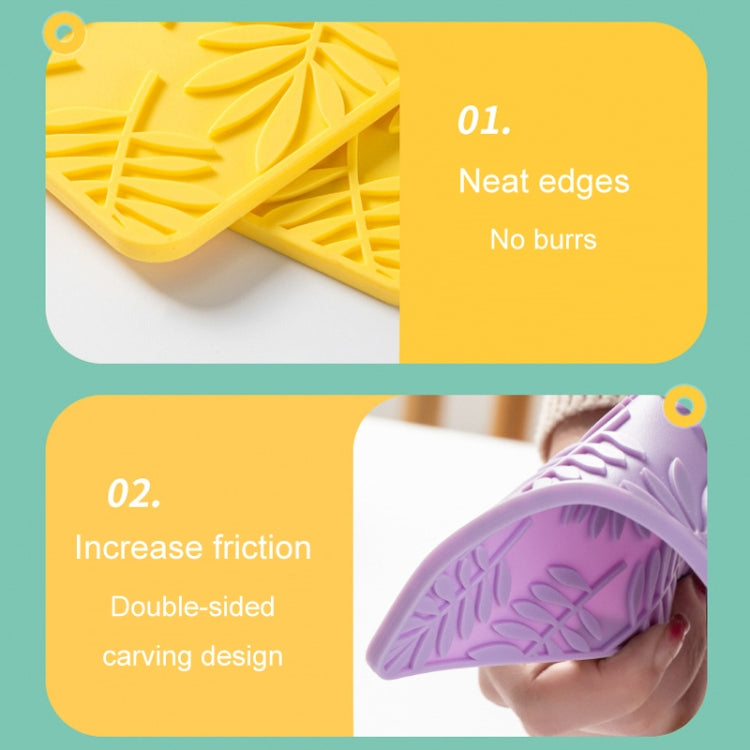 Household Square Silicone Heat Insulating Mat Kitchen High Temperature Resistant Baking Placemat
