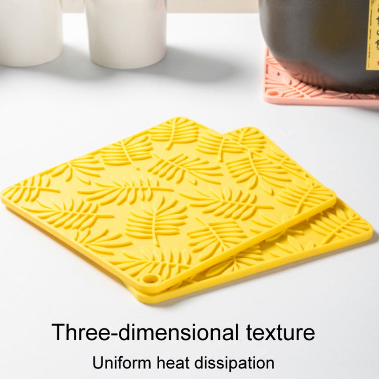 Household Square Silicone Heat Insulating Mat Kitchen High Temperature Resistant Baking Placemat