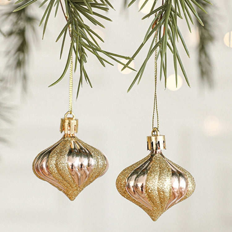 2pcs Christmas Decoration Christmas Tree Pendant Hanging Ornament