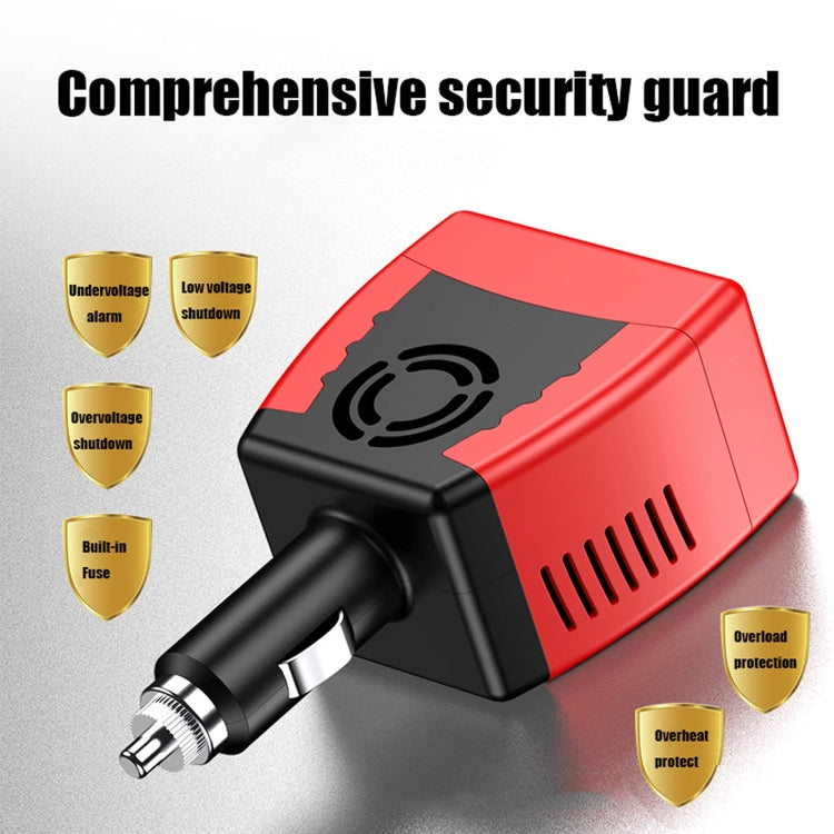 75W Car Inverter Voltage Conversion USB Port Charger