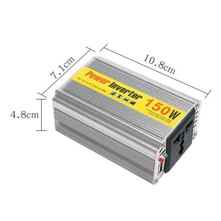 150W Car Inverter Modified Wave Automotive Power Conversion
