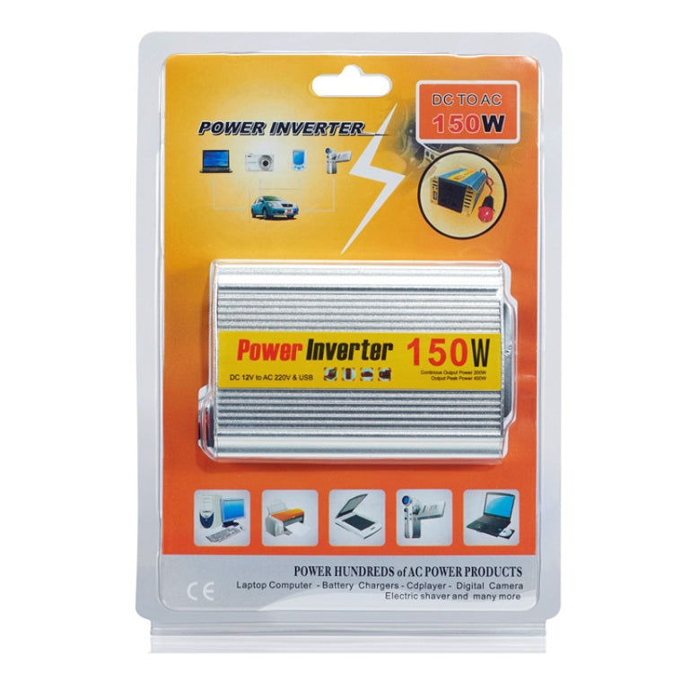 150W Car Inverter Modified Wave Automotive Power Conversion