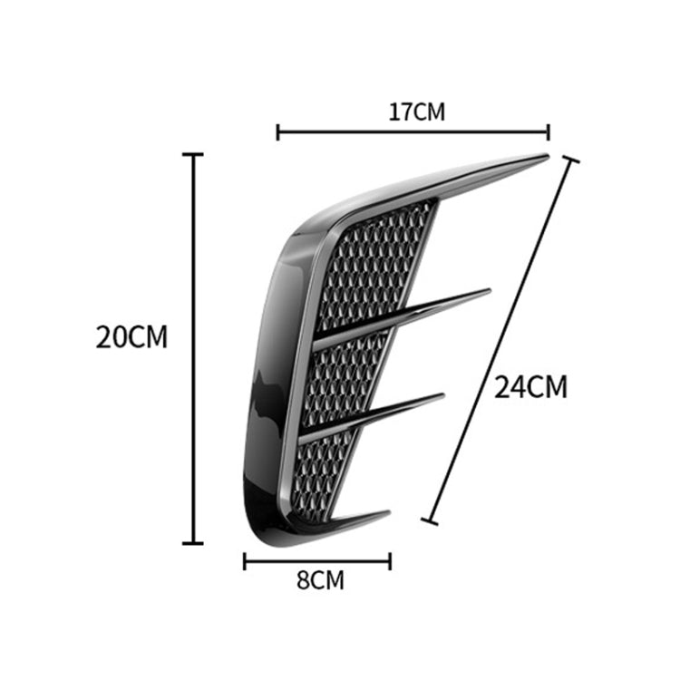 Universal Car Fender Soft Glue Decorative Car Stickers
