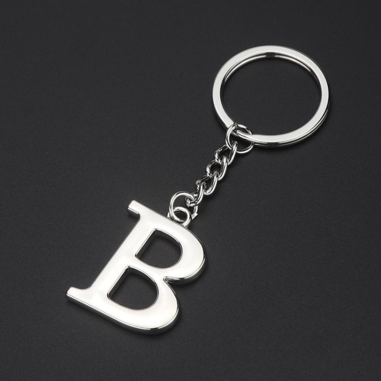 Double-Sided Three-Dimensional Plating Alphabet Keychain