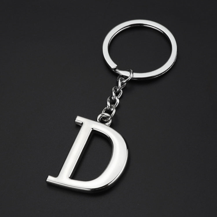 Double-Sided Three-Dimensional Plating Alphabet Keychain