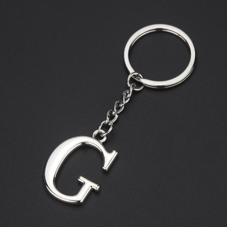 Double-Sided Three-Dimensional Plating Alphabet Keychain