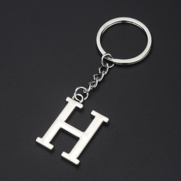 Double-Sided Three-Dimensional Plating Alphabet Keychain