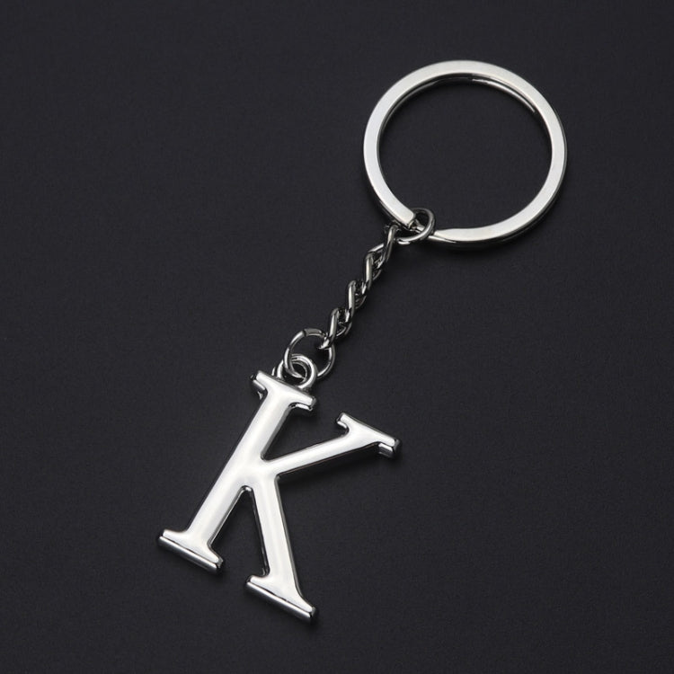 Double-Sided Three-Dimensional Plating Alphabet Keychain