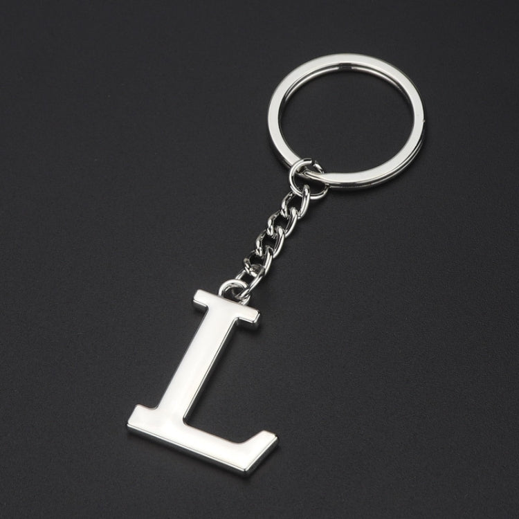 Double-Sided Three-Dimensional Plating Alphabet Keychain