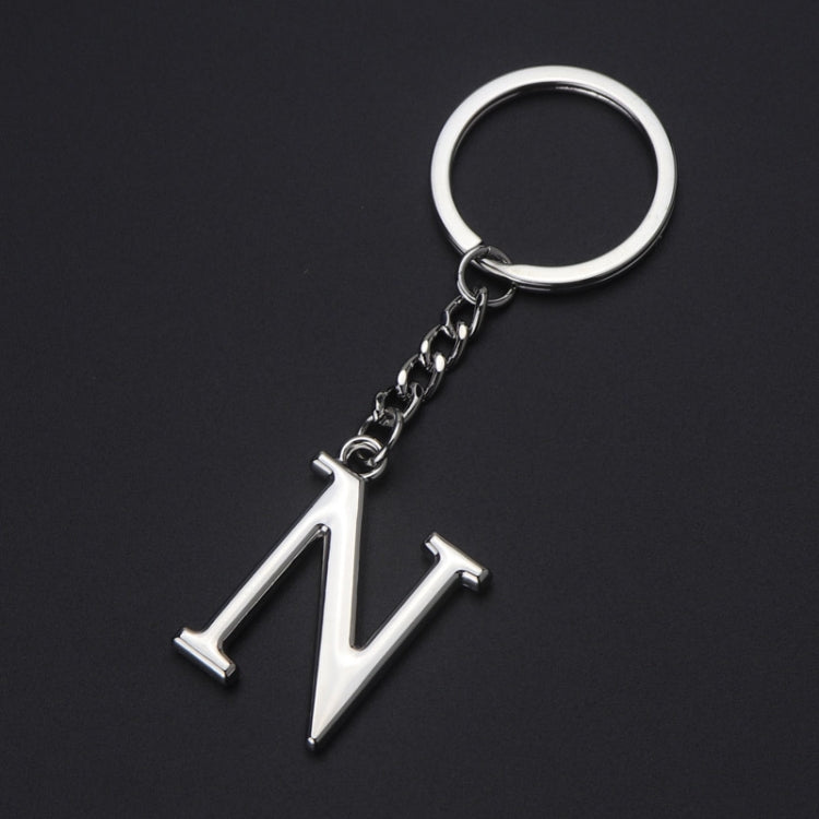 Double-Sided Three-Dimensional Plating Alphabet Keychain
